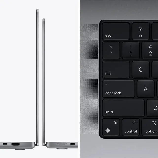 Alt view image 4 of 4 - Apple 2021 MacBook Pro 14" Retina XDR M1 Pro 8C 3.2GHz GPU 14C 16GB RAM 512GB SSD, Silver