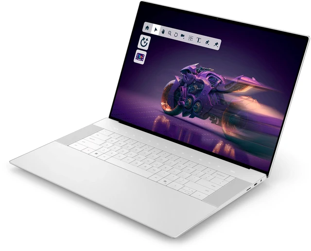 Alt view image 2 of 5 - Dell XPS 16 DA16250 16.3" OLED Touch Ultra 9 285H 2.9GHz 32GB RAM 1TB SSD RTX 5060 WIN11P, Platinum