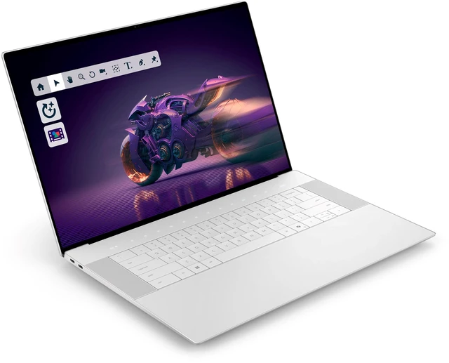 Alt view image 3 of 5 - Dell XPS 16 DA16250 16.3" OLED Touch Ultra 9 285H 2.9GHz 32GB RAM 1TB SSD RTX 5060 WIN11P, Platinum