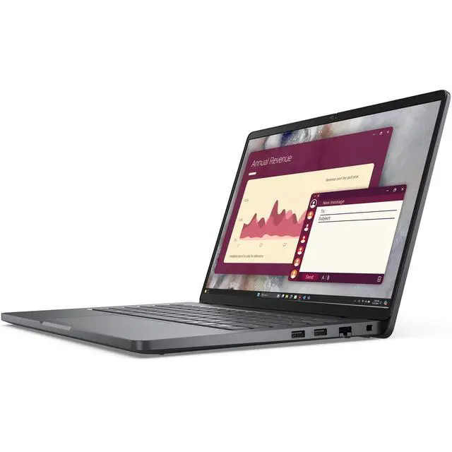 Alt view image 2 of 5 - Dell Pro 14 PC14250 14" FHD+ Core Ultra 5 235U 2GHz 16GB RAM 256GB SSD WIN11P Spanish KB, Magnetite