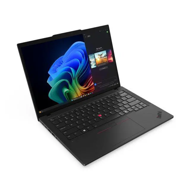 Alt view image 2 of 7 - Lenovo ThinkPad T14 Gen 6 14" WUXGA Intel Core Ultra 5 225U 1.5GHz 16GB RAM 512GB SSD WIN11P, Black