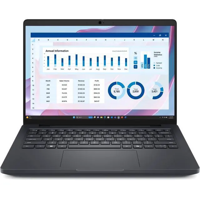 Alt view image 7 of 7 - Dell Pro Max 14 MC14255 14" Copilot+ PC AMD Ryzen AI 9 HX PRO 370 2GHz 32GB 1TB SSD WIN11P,Magnetite