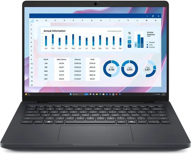 Main image of Dell Pro Max 14 MC14255 14" Copilot+ PC AMD Ryzen AI 9 HX PRO 370 2GHz 32GB 1TB SSD WIN11P,Magnetite
