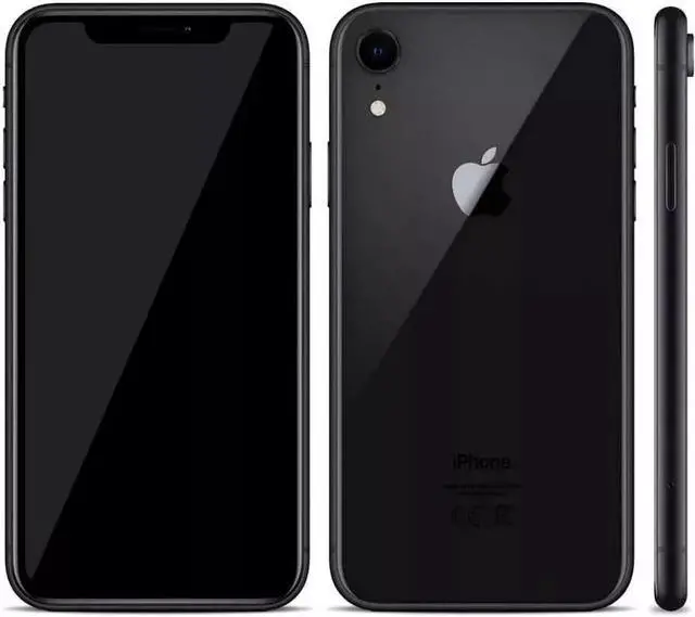 Alt view image 3 of 3 - Apple iPhone XR - 128GB Black Factory Unlocked - VERY GOOD Condition