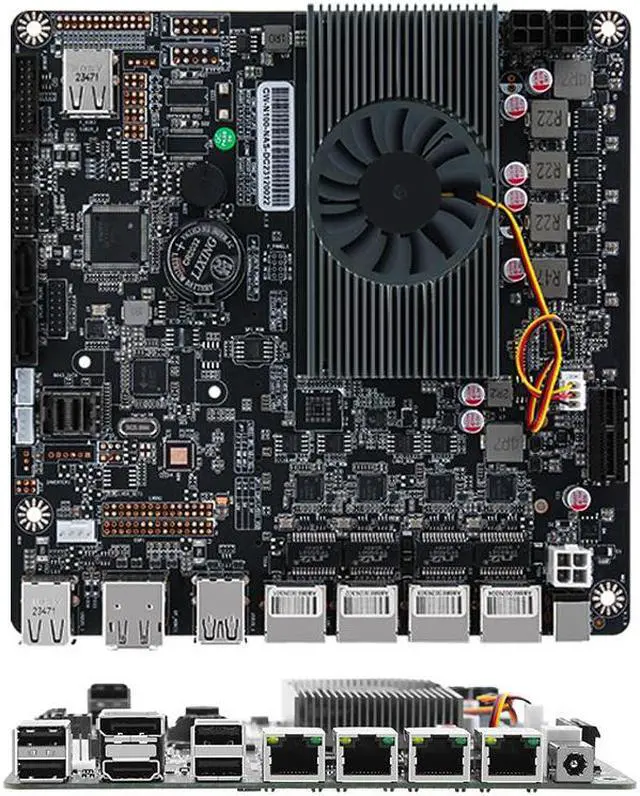 Alt view image 2 of 6 - CWWK NAS Motherboard i3-N305 4x Intel i226-V 2.5G Nics 2x M.2 NVMe Six SATA3.0 1*DDR5 HDMI2.0 DP Mini ITX board type motherboard