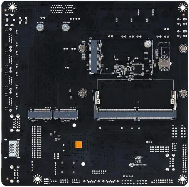 Alt view image 3 of 6 - CWWK NAS Motherboard i3-N305 4x Intel i226-V 2.5G Nics 2x M.2 NVMe Six SATA3.0 1*DDR5 HDMI2.0 DP Mini ITX board type motherboard