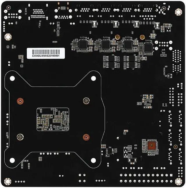 Alt view image 4 of 7 - CWWK NAS N100 NAS Motherboard 12th Gen Intel 4x i226-V 2.5G 2*NVMe 6*SATA3.0 DDR5 Mini ITX Router Mainboard PCIex1 Type-C