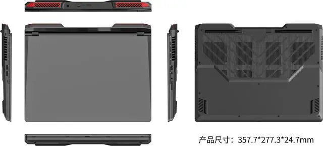 Alt view image 6 of 6 - NVISEN Gaming Laptop NVIDIA GeForce RTX 3060 6G Intel i9 12900H 16 Inch 2.5K IPS Screen 165Hz M.2 NVME SSD RGB Keyboard 512 GB 16GB
