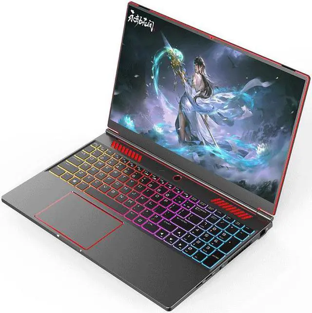 Alt view image 6 of 7 - NVISEN 16.1 Inch Gaming Laptop Computer GeForce GTX 1650 4G Intel Core i9-8950HK 2*RAM Max 64GB DDR4 2*M.2 NVME SSD WiFi Intel Core i9 8th Gen 1 TB 32GB