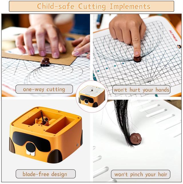 Alt view image 4 of 7 - BEAVERBOT Cardboard Cutter for Kids, DIY Paper Cutting Construction Tool Kit, Safe Learning Educational Toys Craft for Children Boys and Girls