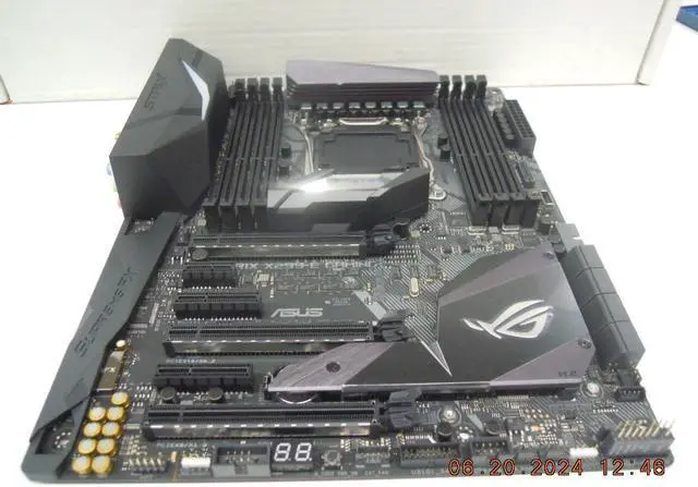 Alt view image 3 of 10 - ASUS ROG STRIX X299-E GAMING LGA 2066 802.11 AC ATX Motherboard for Intel Core i9 and i7 X-Series CPU