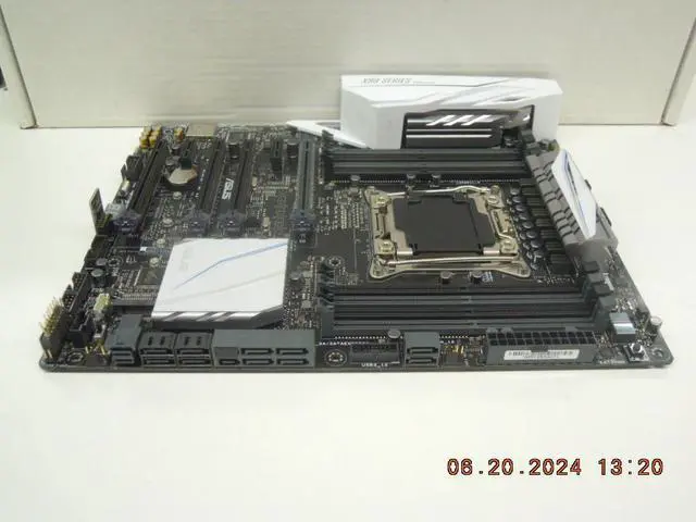 Alt view image 4 of 5 - Asus X99-A II ATX Motherboard LGA 2011-V3 DDR4 + I/O Shield