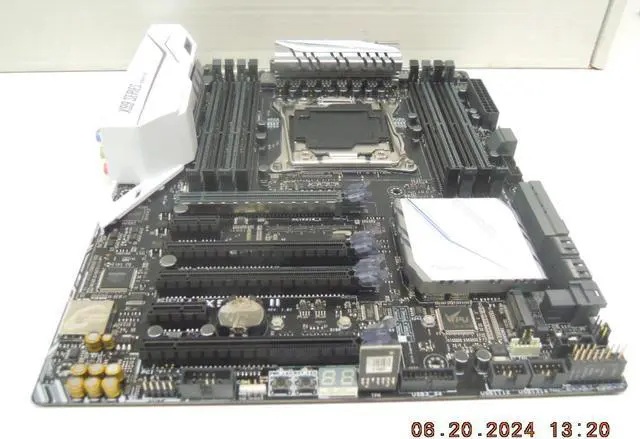 Alt view image 3 of 5 - Asus X99-A II ATX Motherboard LGA 2011-V3 DDR4 + I/O Shield