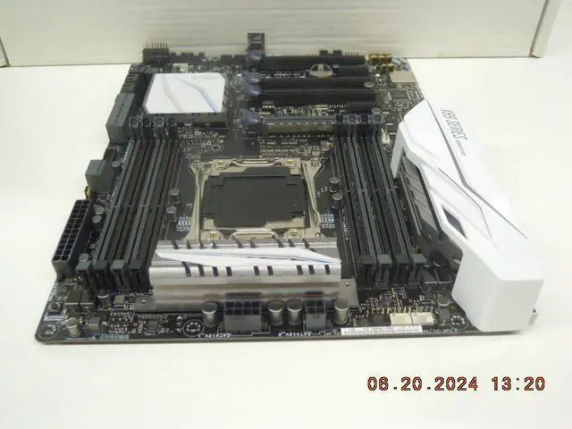 Alt view image 5 of 5 - Asus X99-A II ATX Motherboard LGA 2011-V3 DDR4 + I/O Shield