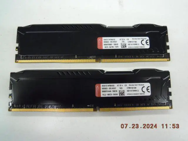 Alt view image 2 of 3 - HyperX FURY 16GB (2 x 8GB) DDR4 2133 (PC4 17000) Memory Kit Model HX421C14FBK4/32