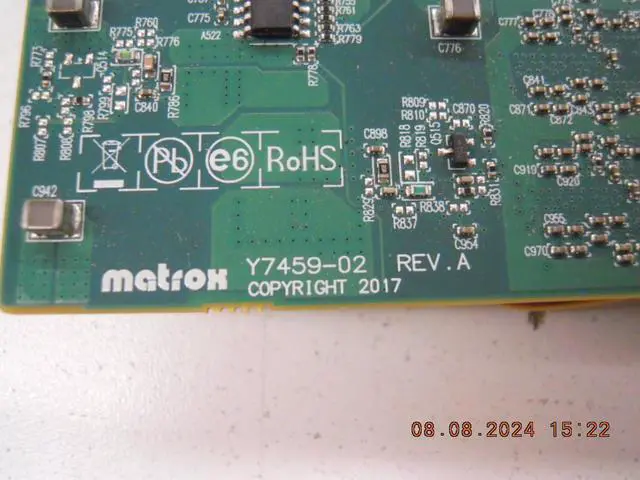 Alt view image 6 of 7 - Matrox X.mio3 FH Multi-Channel Reconfigurable 3G SDI I/O PCI Express Card