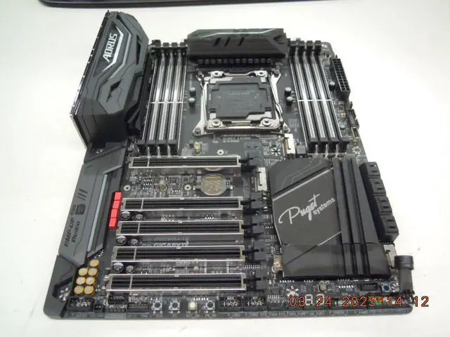 Alt view image 3 of 7 - Gigabyte X299 AORUS Gaming 7 ATX Intel Motherboard LGA2066 DDR4 with I/O Shield