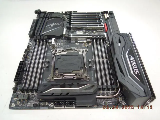 Alt view image 7 of 7 - Gigabyte X299 AORUS Gaming 7 ATX Intel Motherboard LGA2066 DDR4 with I/O Shield