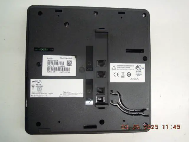 Alt view image 12 of 13 - Avaya 700469869 1416 Standard Phone - Black