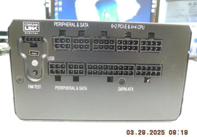 Alt view image 5 of 7 - Corsair RMi Series RM750i  750 Watt 80 PLUS® Gold Certified Fully Modular Power Supply * Part Number CP-9020082