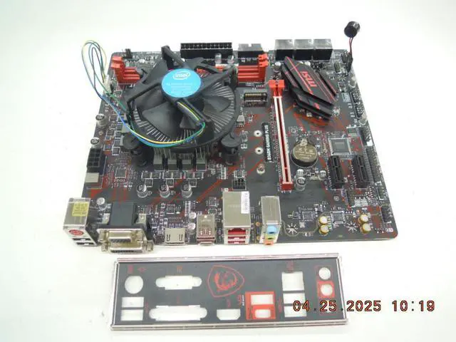 Alt view image 6 of 12 - MSI B360M GAMING PLUS LGA 1151 (300 Series) Intel B360 SATA 6Gb/s Micro ATX Intel Motherboard