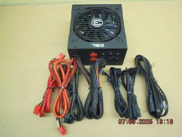 Main image of EVGA SuperNova NEX750B 750Watt 80 PLUS BRONZE AC Power Supply | P/N: 120-PB-0750