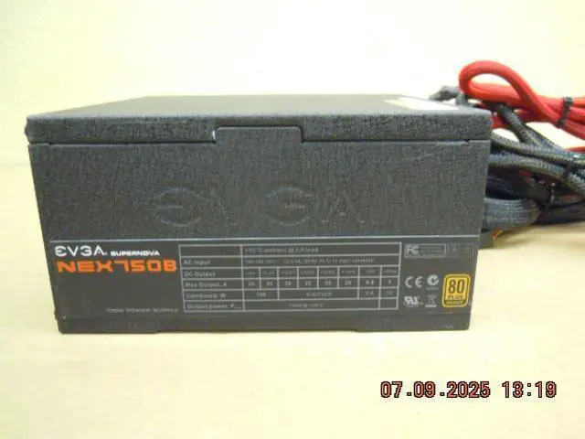 Alt view image 6 of 7 - EVGA SuperNova NEX750B 750Watt 80 PLUS BRONZE AC Power Supply | P/N: 120-PB-0750