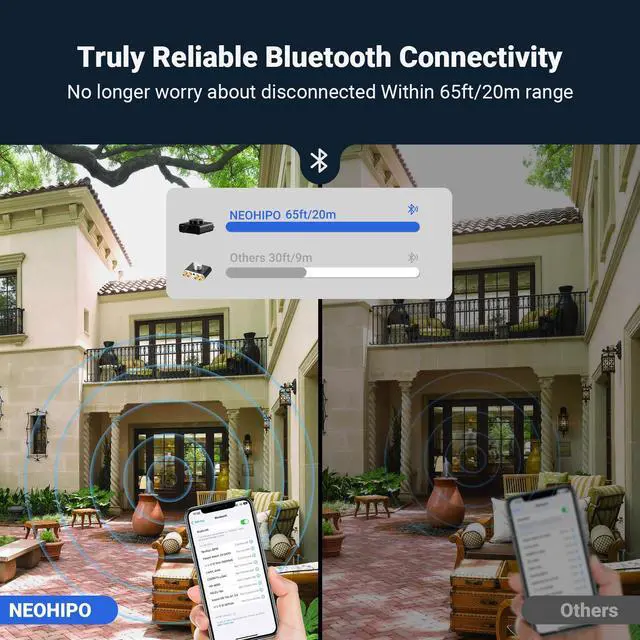Alt view image 4 of 7 - Neohipo BP10 Mini Bluetooth Amplifier for Passive Speakers & Bass Shakers Home Audio Receiver & Amplifier