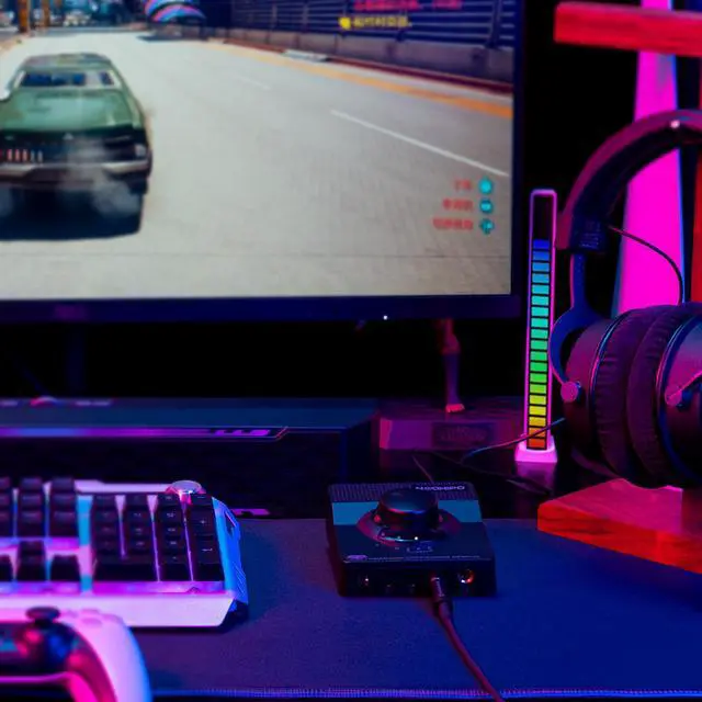 Alt view image 2 of 7 - Neohipo H1 DAC Amp for Pc,Mini USB Gaming DAC Headphone Amplifier, Mini Hi-Fi Digital-to-Analog Amp