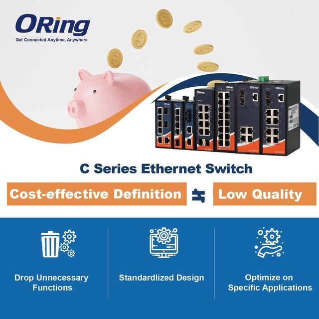 Alt view image 4 of 4 - ORing IMC-C121FB-SS-SC -  Industrial Ethernet to Fiber Media Converter