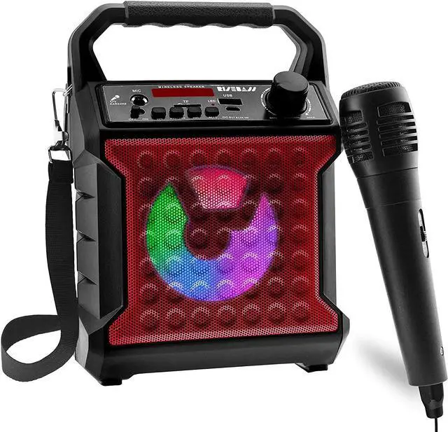 Main image of Risebass Portable Karaoke Machine with Microphone - Karaoke System with Party Lights for Kids and Adults