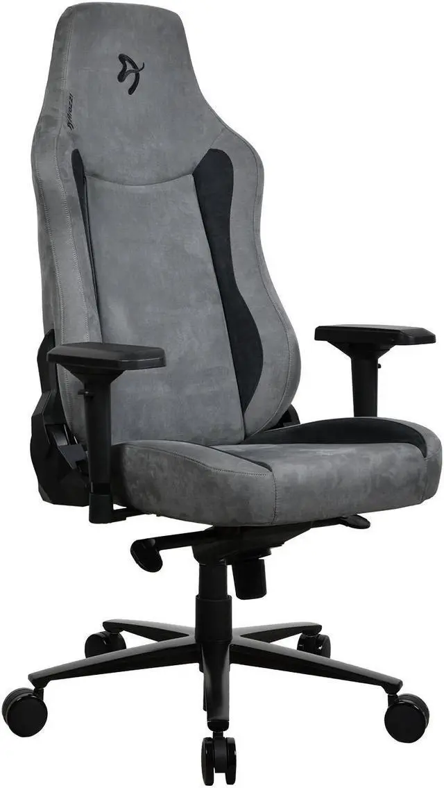 Alt view image 3 of 4 - Arozzi Vernazza Supersoft Upholstery Ergonomic Office and Gaming Chair with High Backrest Recliner Swivel Tilt Rocker Adjustable Height and Adjustable Lumbar and Neck Support - Anthracite
