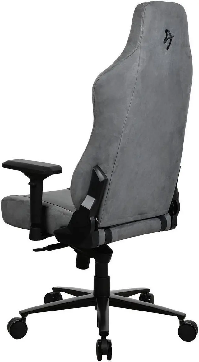 Alt view image 4 of 4 - Arozzi Vernazza Supersoft Upholstery Ergonomic Office and Gaming Chair with High Backrest Recliner Swivel Tilt Rocker Adjustable Height and Adjustable Lumbar and Neck Support - Anthracite