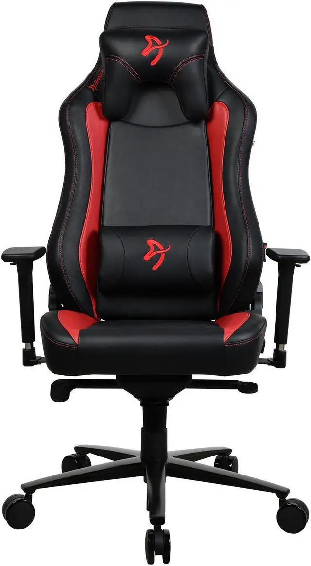 Alt view image 2 of 5 - Arozzi Vernazza SoftPU Upholstery Ergonomic Office and Gaming Chair with High Backrest Recliner Swivel Tilt Rocker Adjustable Height and Adjustable Lumbar and Neck Support - Black/Red