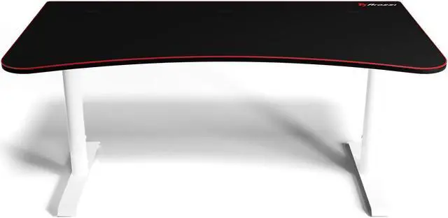 Alt view image 11 of 11 - Arozzi Arena Gaming Desk - White (ARENA-NA-WHITE)
