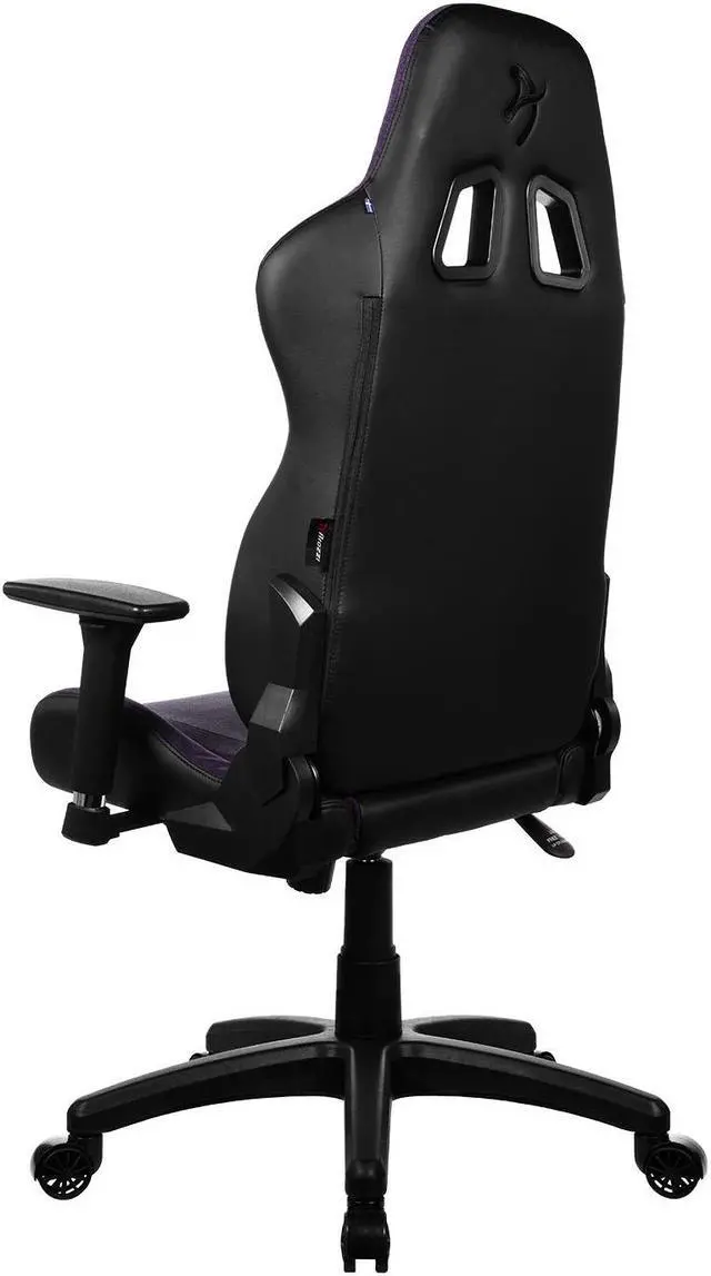 Alt view image 6 of 6 - Arozzi Avanti Premium Soft Fabric Upholstery Fabric with Unique Velvety Texture Breathable Fluid-Repellant Ergonomic Design for Office and Gaming Chair - Pure Purple