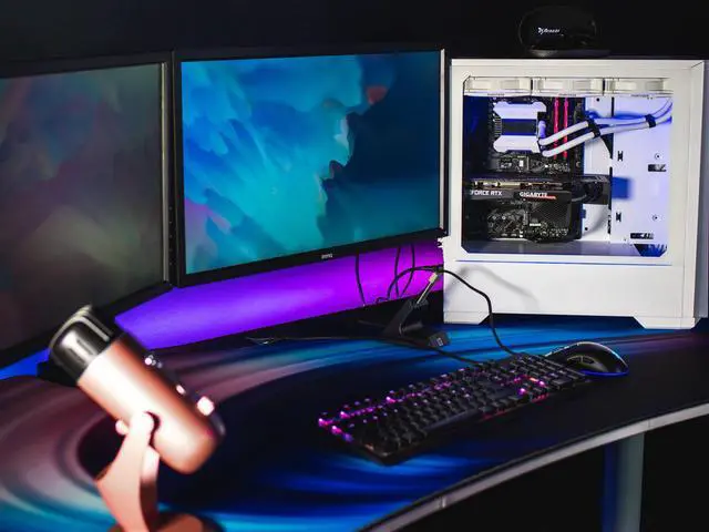 Alt view image 2 of 3 - Arozzi Full Surface Arena Desk Mat (Pure Black) - Edge-Stitched, Water Resistant ARENA-D009