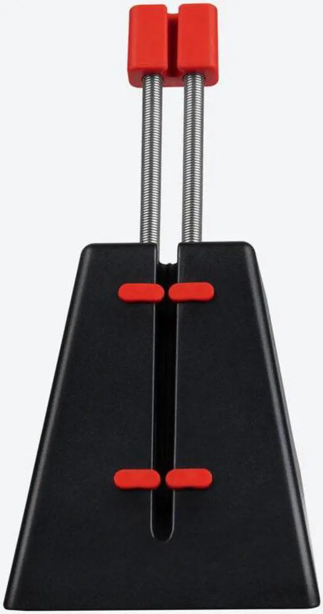 Alt view image 2 of 5 - Arozzi - Ancora Mouse Bungee with Snug Cord Holder, Rubber Feet, Extendable Spring, and Weighted for Stability - Black with Red Accents
