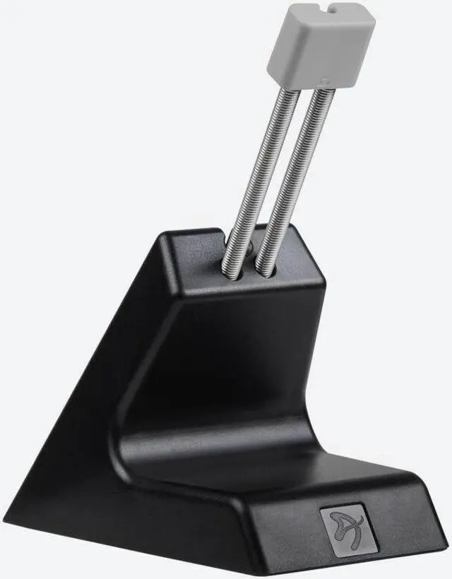 Alt view image 4 of 5 - Arozzi - Ancora Mouse Bungee with Snug Cord Holder, Rubber Feet, Extendable Spring, and Weighted for Stability - Black with Grey Accents
