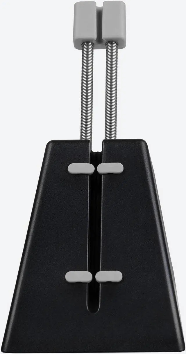 Alt view image 2 of 5 - Arozzi - Ancora Mouse Bungee with Snug Cord Holder, Rubber Feet, Extendable Spring, and Weighted for Stability - Black with Grey Accents