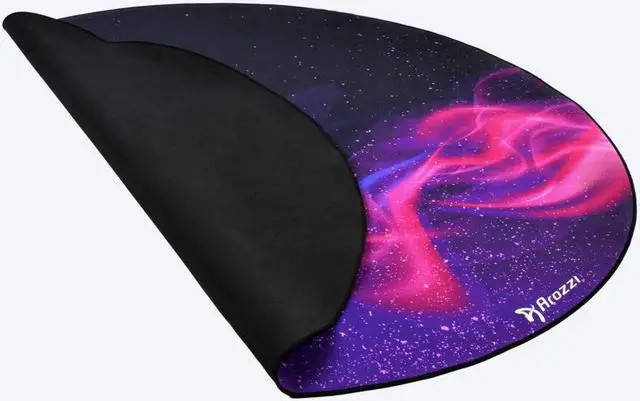 Alt view image 2 of 4 - Arozzi Zona Microfiber Noise Dampening and Scratch Protection Anti-Slip Chair Mat - Galaxy