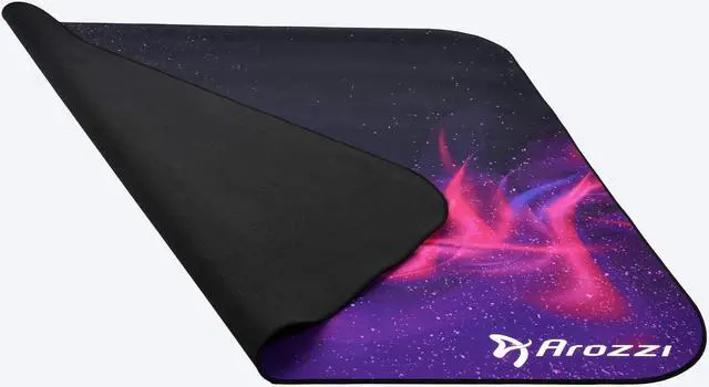 Alt view image 2 of 4 - Arozzi Zona Quattro Microfiber Noise Dampening and Scratch Protection Anti-Slip Chair Mat -  Deep Purple - Galaxy