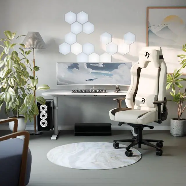 Alt view image 2 of 7 - Arozzi Nova 49" Curved VA 165Hz Ultrawide Gaming Monitor - White