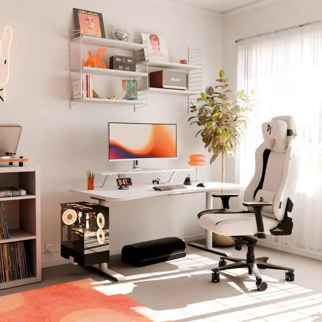 Alt view image 4 of 7 - Arozzi Nova 34" Curved VA 165Hz Ultrawide Gaming Monitor - White