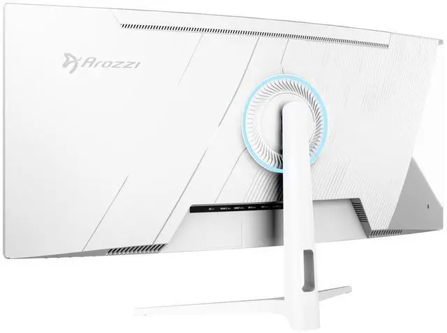 Alt view image 5 of 7 - Arozzi Nova 34" Curved VA 165Hz Ultrawide Gaming Monitor - White
