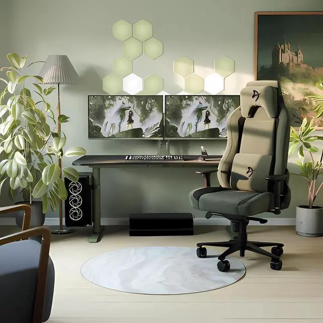 Alt view image 3 of 7 - Arozzi Nova 32" IPS 180Hz Gaming Monitor - Forest Green