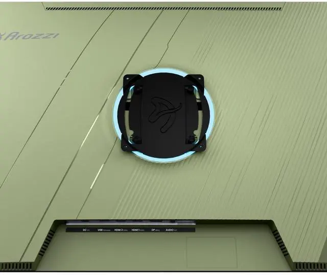 Alt view image 5 of 7 - Arozzi Nova 32" IPS 180Hz Gaming Monitor - Forest Green