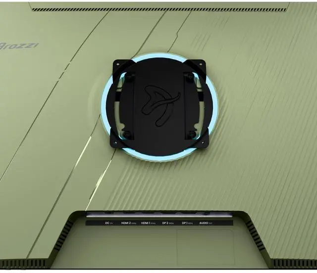 Alt view image 5 of 7 - Arozzi Nova 27" IPS 180Hz Gaming Monitor - Forest Green