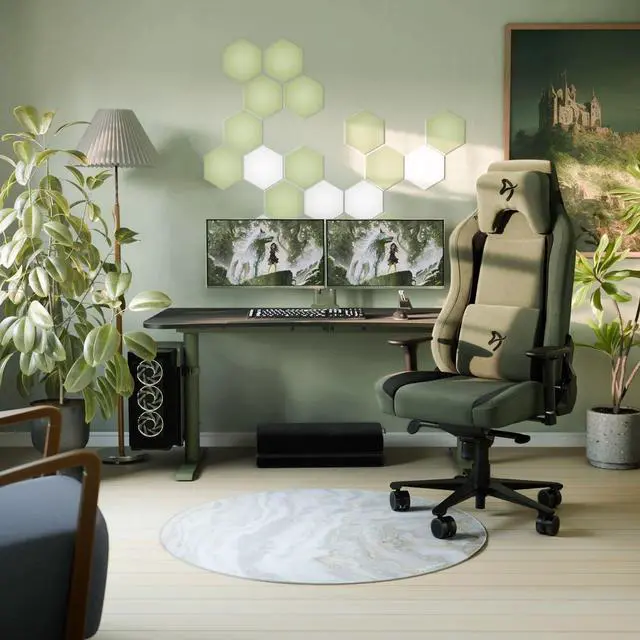 Alt view image 2 of 7 - Arozzi Nova 24" IPS 200Hz Gaming Monitor - Forest Green