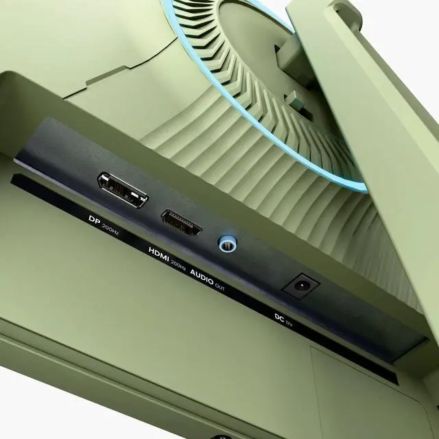 Alt view image 5 of 7 - Arozzi Nova 24" IPS 200Hz Gaming Monitor - Forest Green